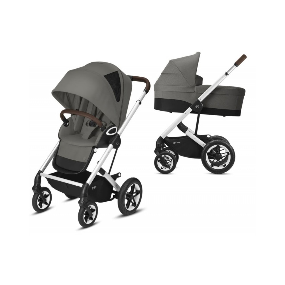 Cybex Talos S Silver Lux wózek głęboko-spacerowy z terenowymi kołami